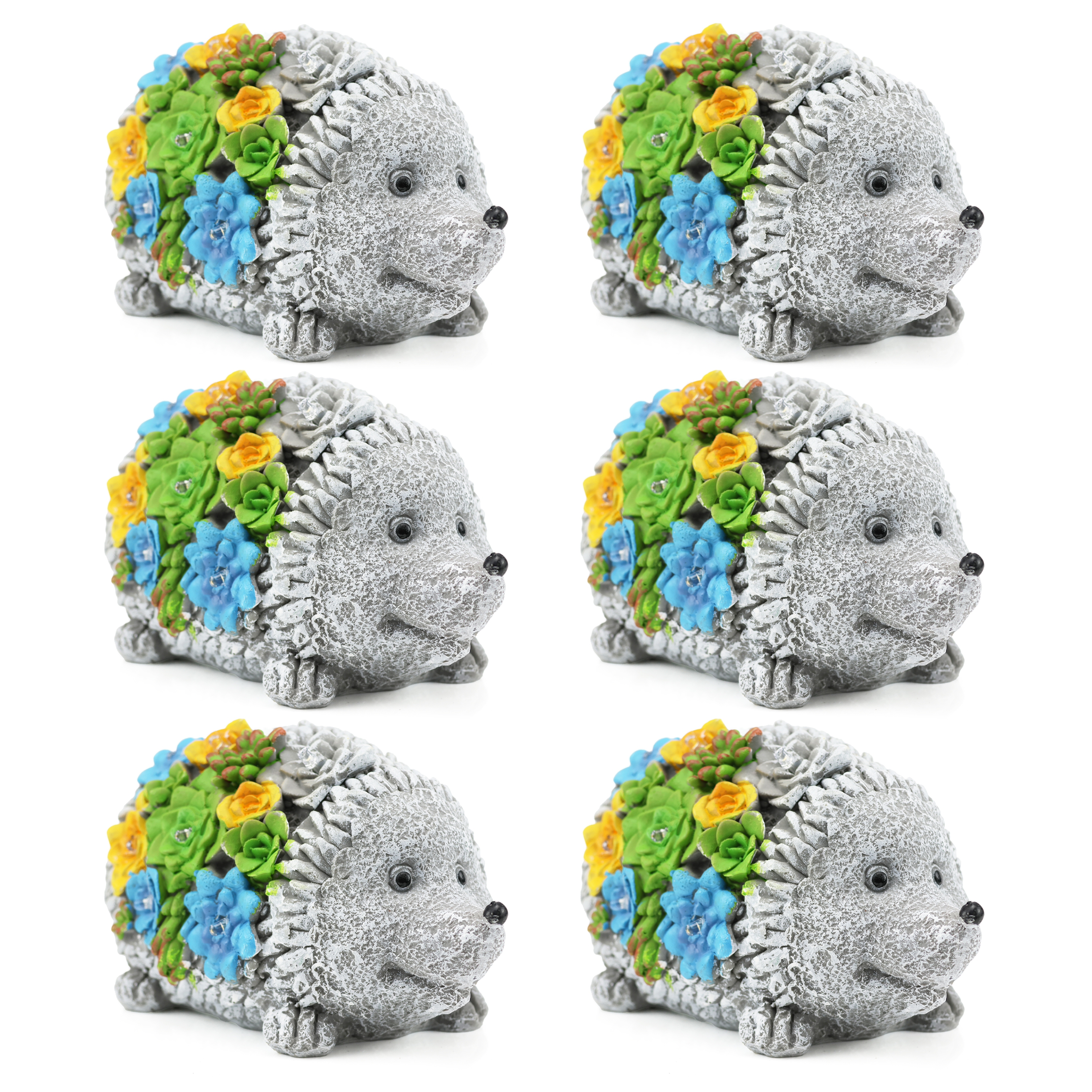 Click to view product details and reviews for Solar Hedgehog Statue Garden Animal Led Decor Pack Of 6.