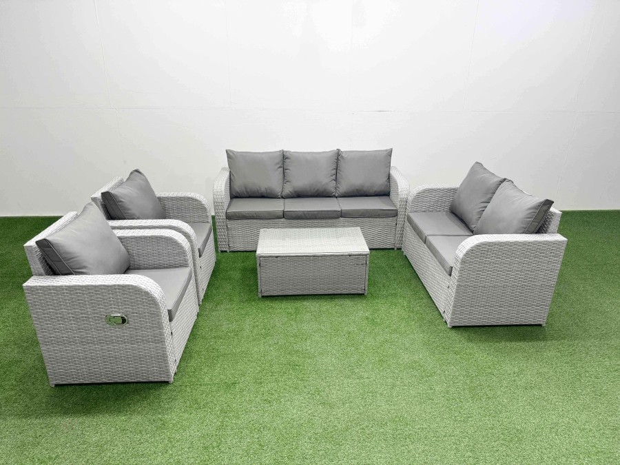 Click to view product details and reviews for Fimous Pe Rattan Garden Furniture Set Adjustable Chair Sofa Double Love Seat 2 Seater Sofa Lounge Set Oblong Coffee Table Light Grey. Click to view product details and reviews for Fimous Pe Rattan Garden Furniture Set Adjustable Chair Sofa Double Love Seat 2 Seater Sofa Lounge Set Oblong Coffee Table Light Grey.