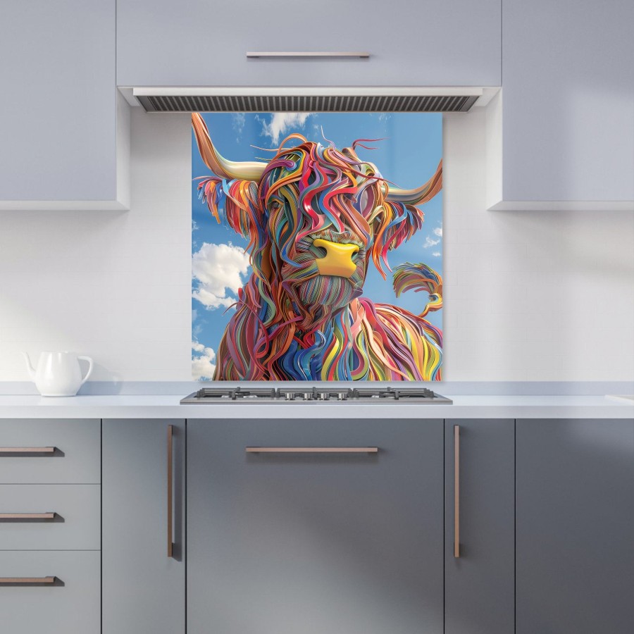 Click to view product details and reviews for Twisted Colors Of The Bull Kitchen Splashback W700mm X H650mm.