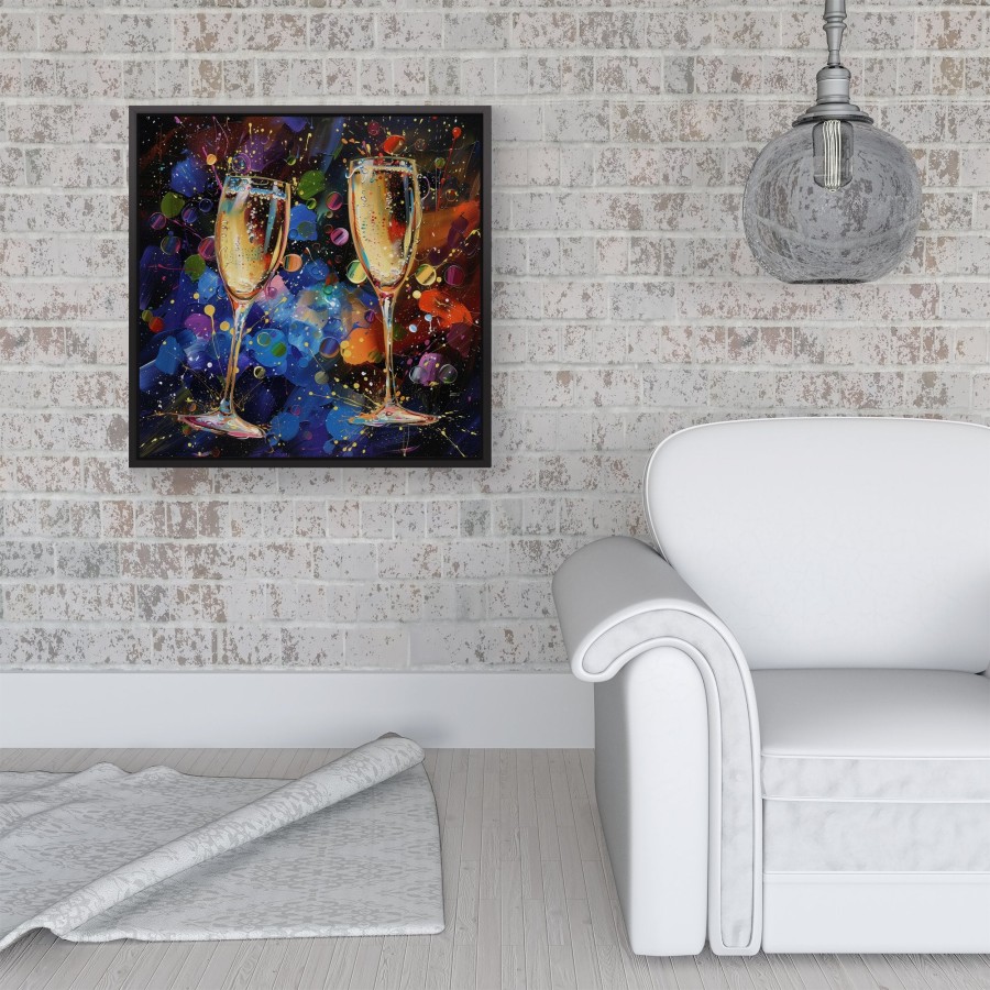 Click to view product details and reviews for Splashart Champagne Flutes Framed Canvas 16 X 16 Black. Click to view product details and reviews for Splashart Champagne Flutes Framed Canvas 16 X 16 Black.