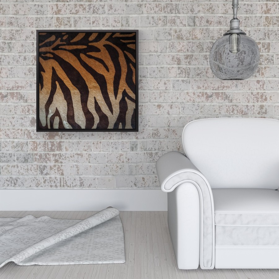 Click to view product details and reviews for Tiger Skin Print Framed Canvas 16 X 16 Black. Click to view product details and reviews for Tiger Skin Print Framed Canvas 16 X 16 Black.