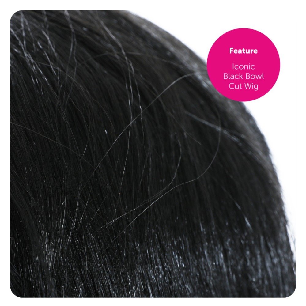 Ibiza Final Boss Costume Accessory Set | 4 Pcs | Wig, Chain, Sunglasses & Goatee