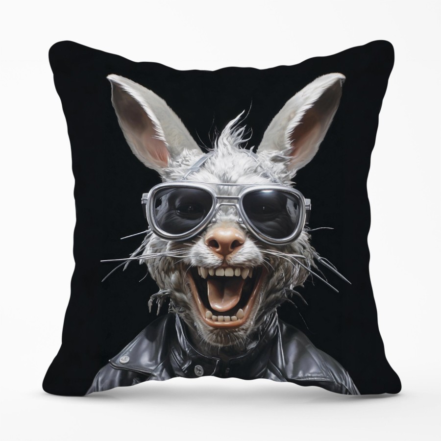 Funky Rabbit Face Cushions