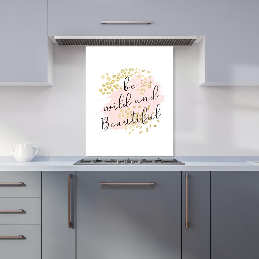 Click to view product details and reviews for Be Wild And Beautiful Kitchen Splashback W600mm X H750mm.