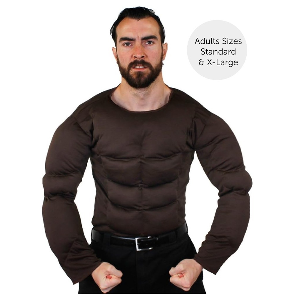 Adults Brown Muscle Chest
