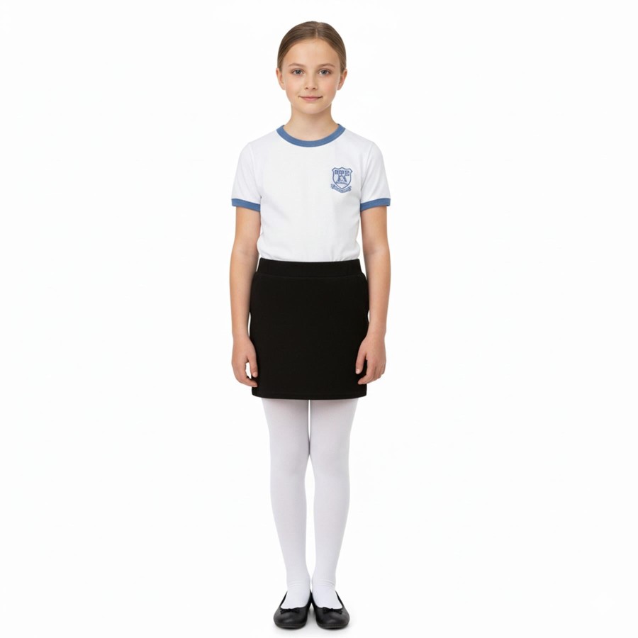 Click to view product details and reviews for Kids Girls Black Mini School Skirt Stretch Waist Uniform Thigh Length Skirt 11 12 Years Black.
