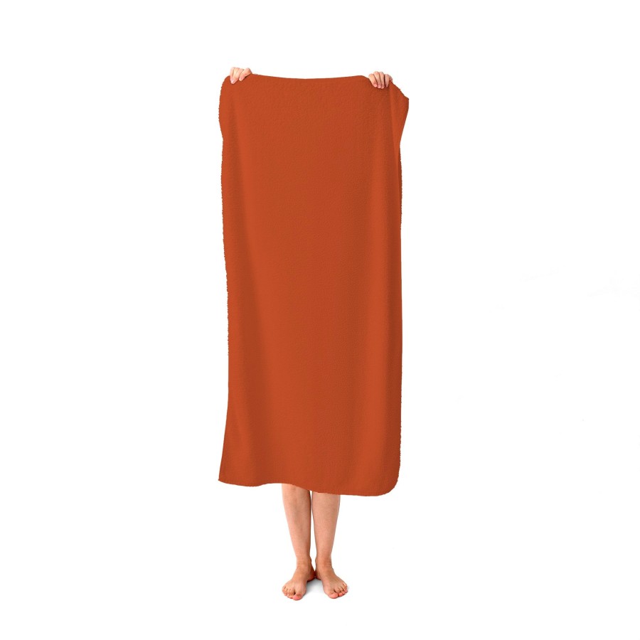 Rusty Orange Beach Towel