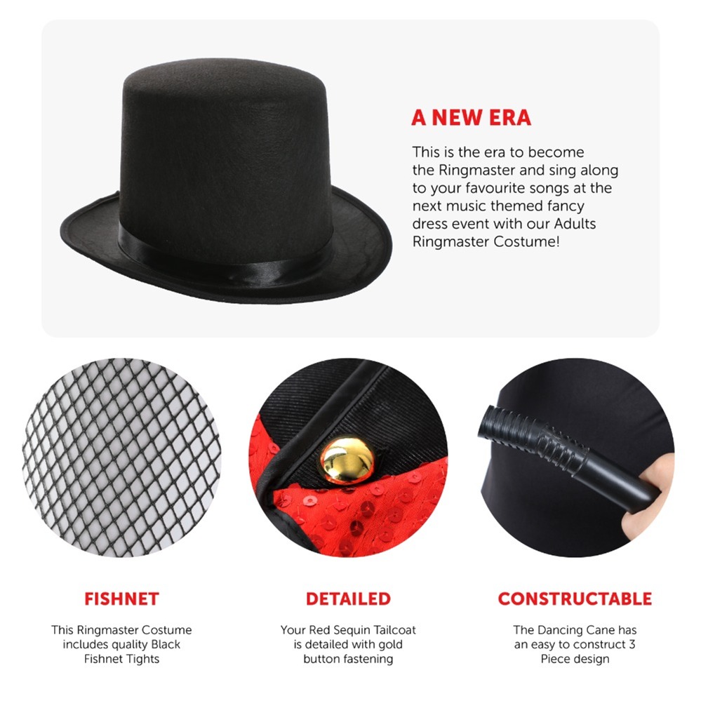 Deluxe Adults Ringmaster Costume