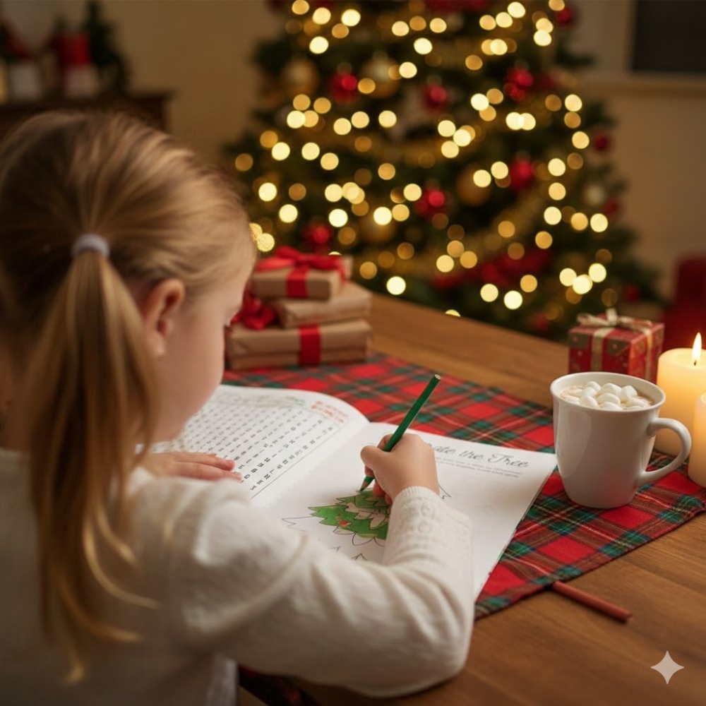 Christmas Mini Puzzle Books - Pack of 6