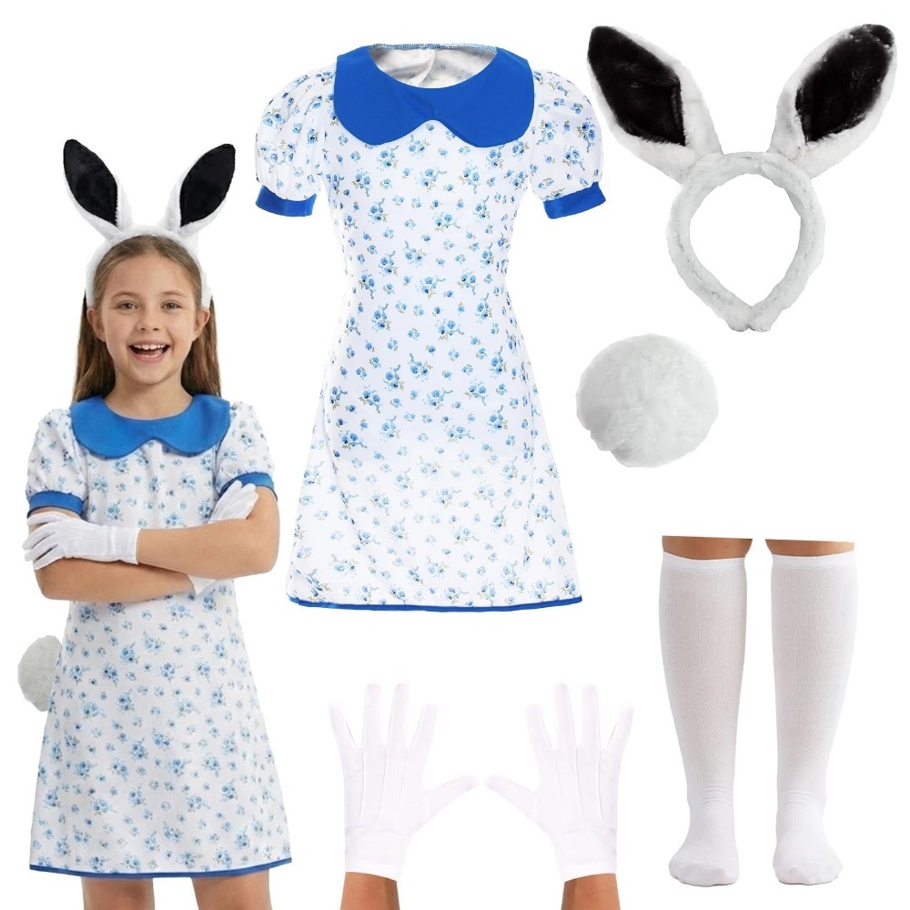 Click to view product details and reviews for Girls Miffy Costume 4 Pcs Floral Dress Bunny Set Gloves Socks Large. Click to view product details and reviews for Girls Miffy Costume 4 Pcs Floral Dress Bunny Set Gloves Socks Large.