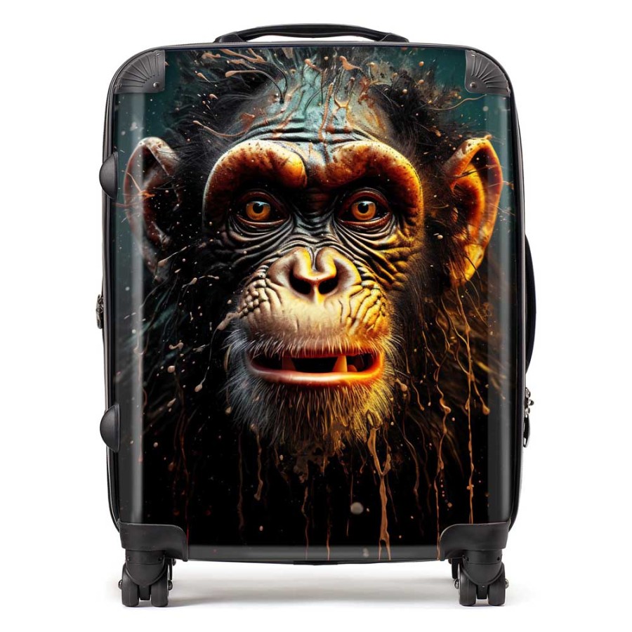 Click to view product details and reviews for Splashart Monkey Face Suitcase Large.