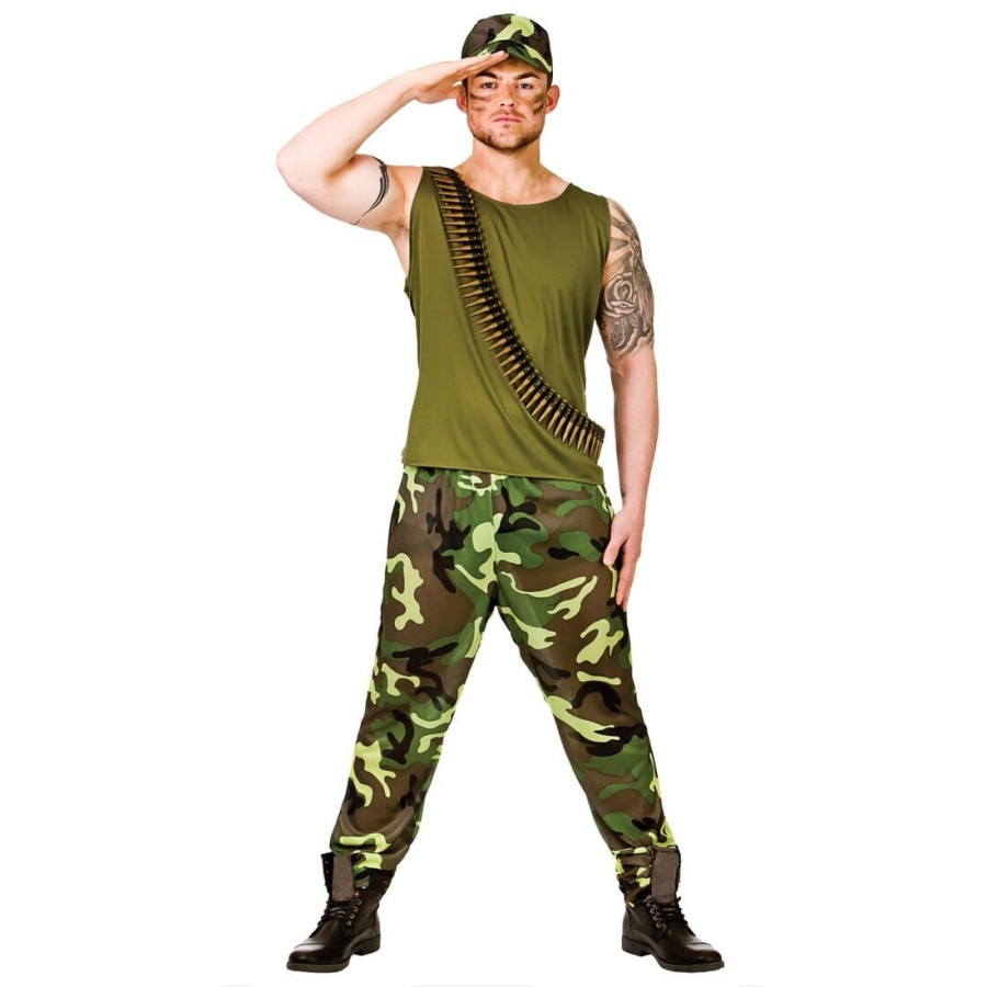 Click to view product details and reviews for Mens Army Guy Soldier Military Fancy Dress Halloween Costume S.