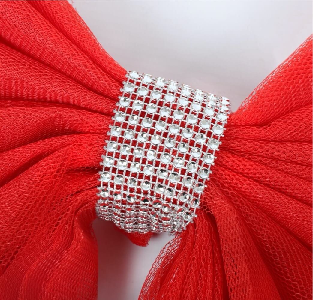 Merry Christmas Happy New Year Balloon Banner with Red Door Bow