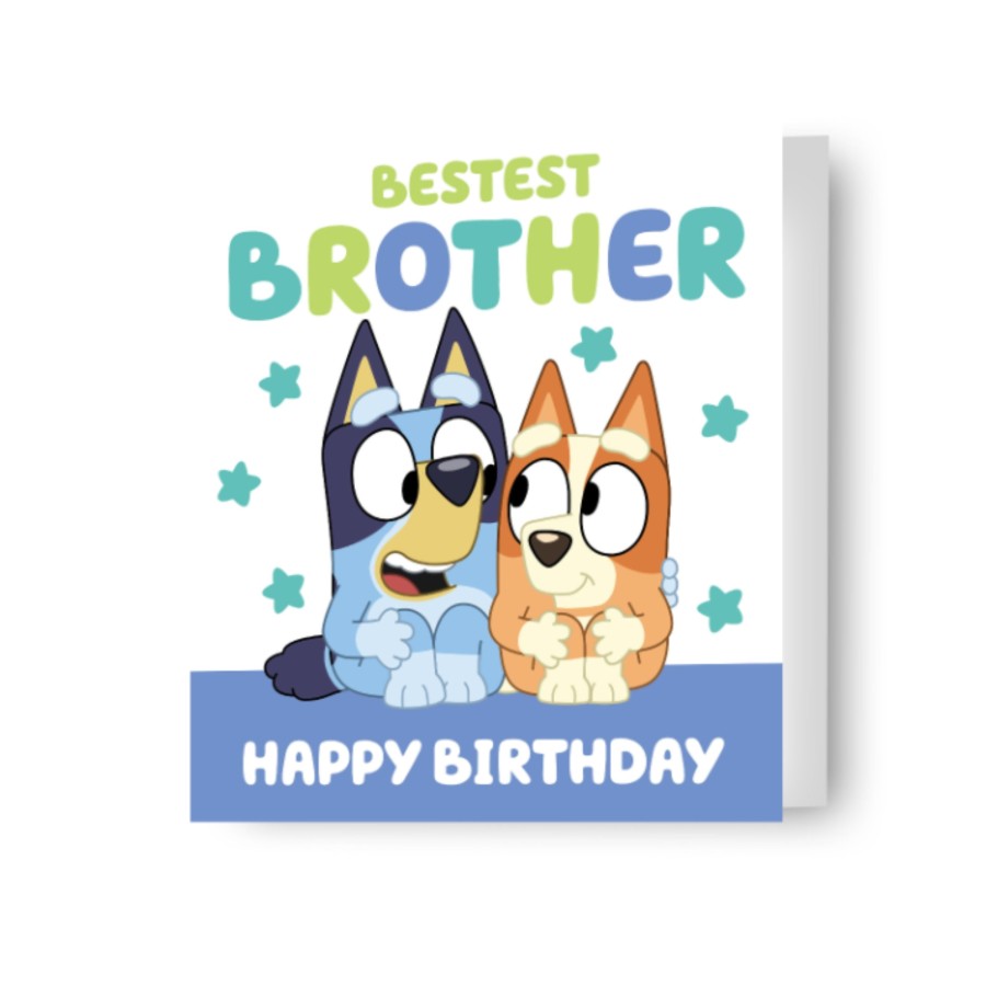 Click to view product details and reviews for Bluey Brother Birthday Card.