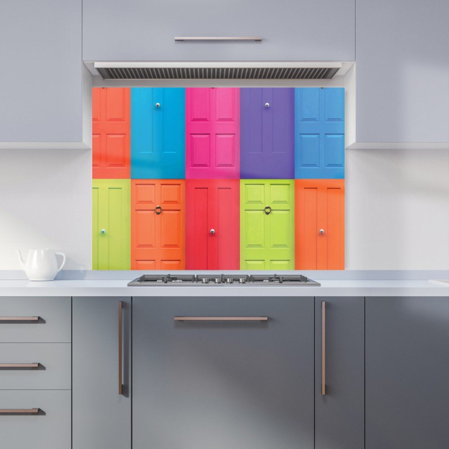 Click to view product details and reviews for Colourful English Doors Kitchen Splashback W900mm X H650mm.