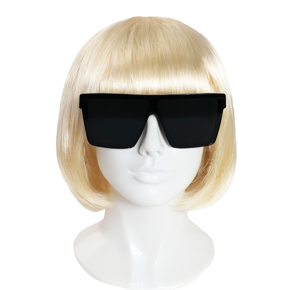 Click to view product details and reviews for Adults Gaga Accessory Set 2 Pcs Blonde Bob Wig Sunglasses.