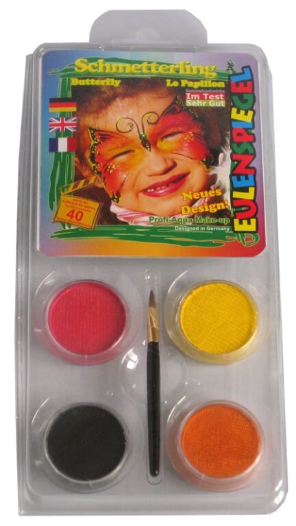 Face Pack 4 Colours Butterfly