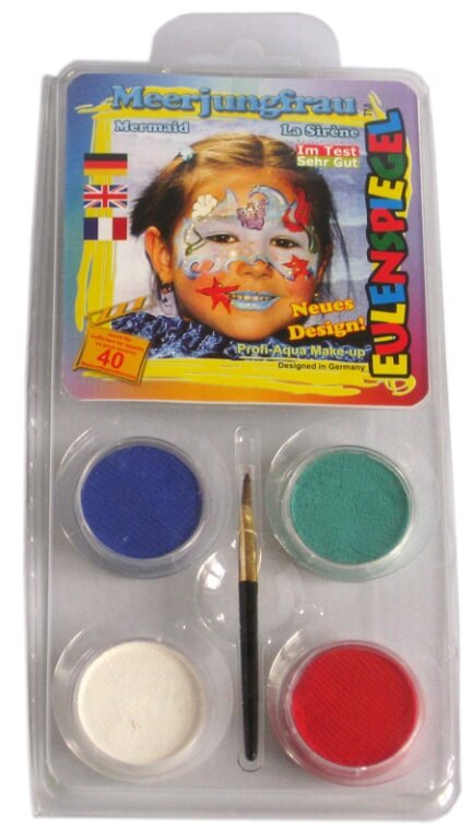 Face Pack 4 Colours Mermaid