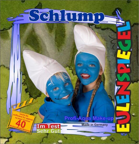 Face Pack 4 Colours Smurff