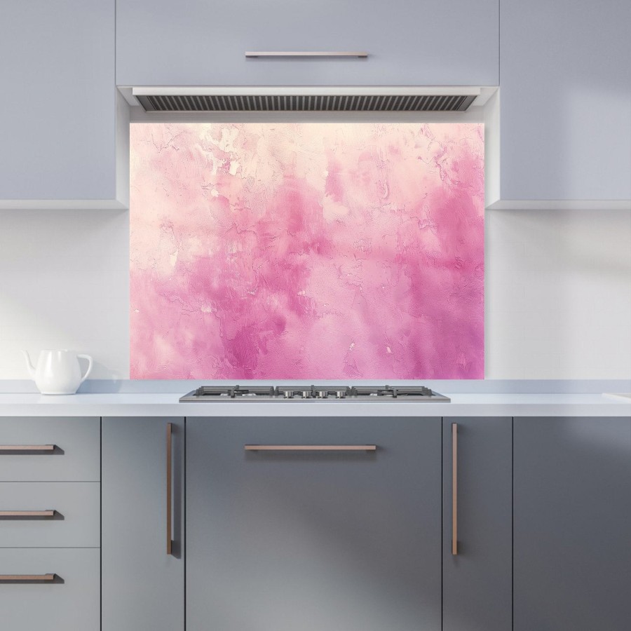Click to view product details and reviews for Pink Textured Effect Kitchen Splashback W595mm X H745mm.