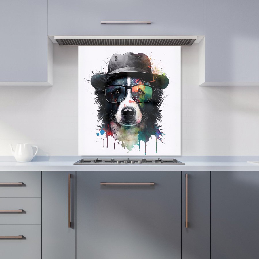Click to view product details and reviews for Border Collie Dog Splashart Kitchen Splashback W700mm X H650mm.