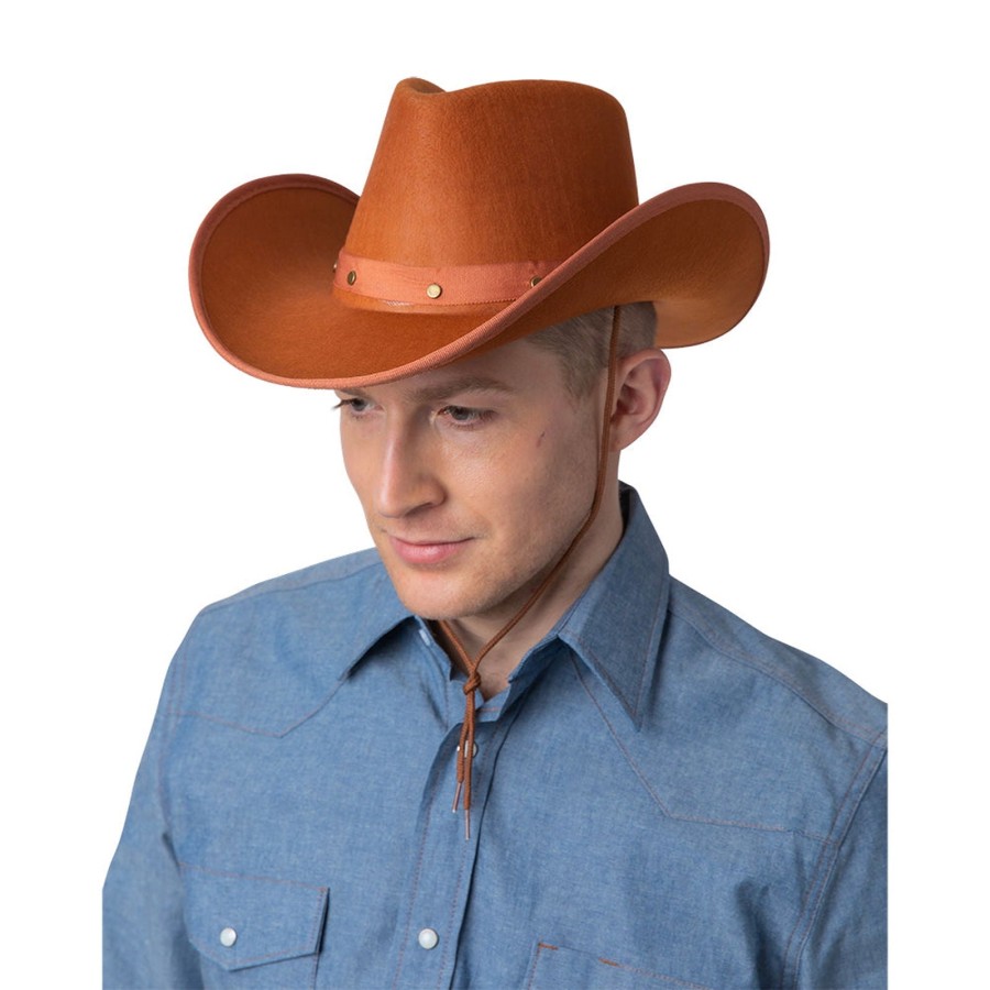 Click to view product details and reviews for Adults Brown Texan Cowboy Fancy Dress Hats.