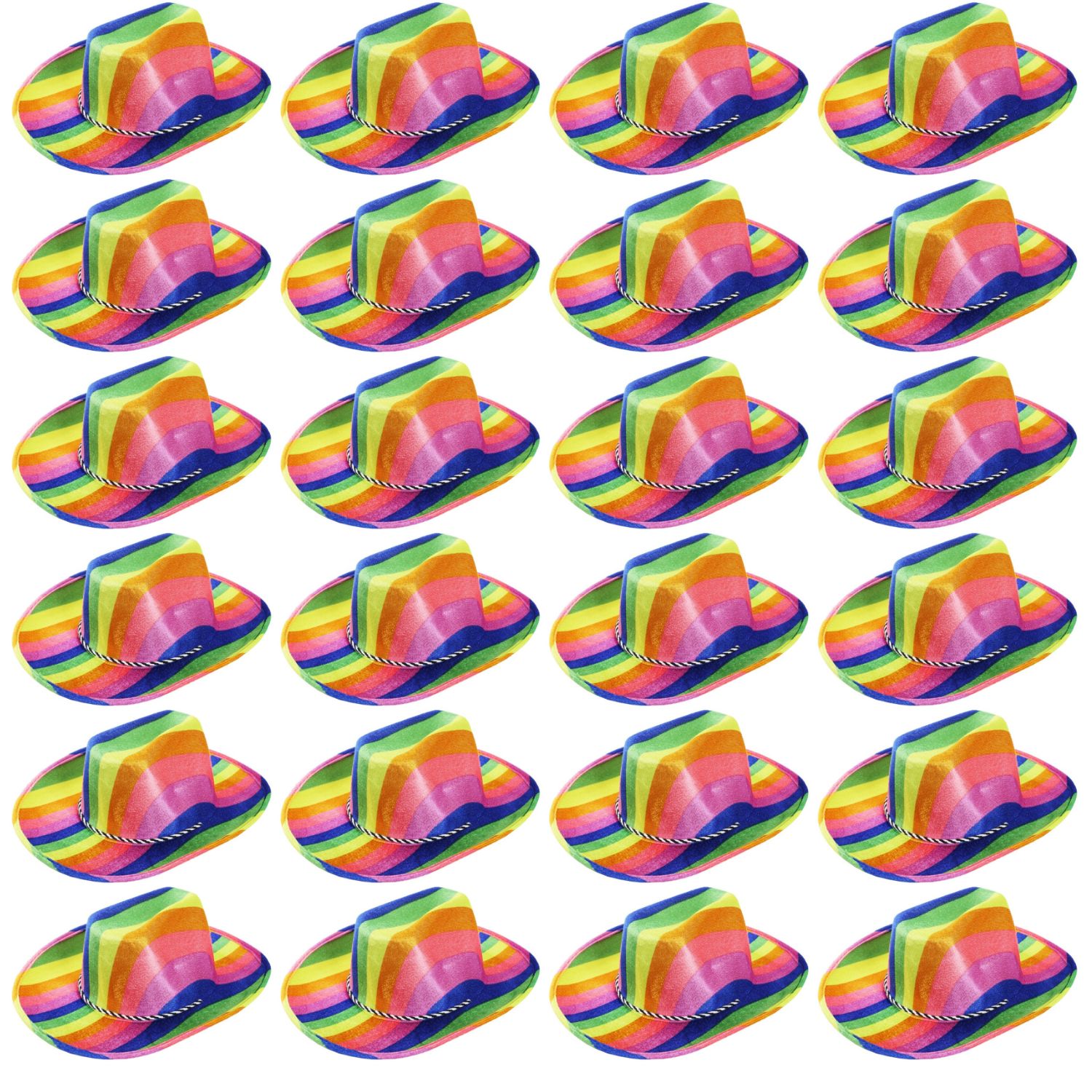 Click to view product details and reviews for Rainbow Pride Cowboy Hat Pack Of 24.