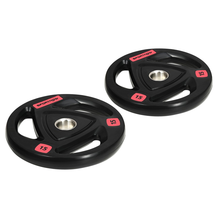 Click to view product details and reviews for Sportnow Olympic Weight Plates For 2 Barbell Bar With Tri Grips 2 X 15kg. Click to view product details and reviews for Sportnow Olympic Weight Plates For 2 Barbell Bar With Tri Grips 2 X 15kg.