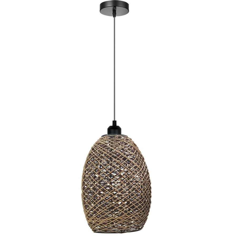 Click to view product details and reviews for Rattan Wicker Ceiling Pendant Light Shade Hanging Light Antique DÃ©cor Lampshade1334 Rattan Cage Shape 3.