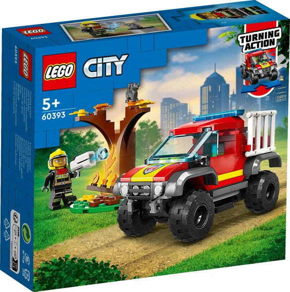Lego City - 4x4 Fire Truck Rescue - 60393