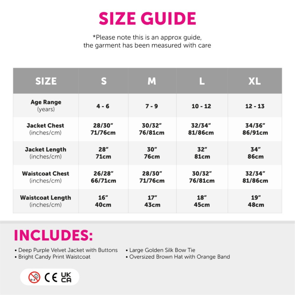 Childs Factory Boss Costume | 8 Pcs | Hat, Wig, Jacket, Waistcoat, Bowtie, Glasses & Golden Jacket