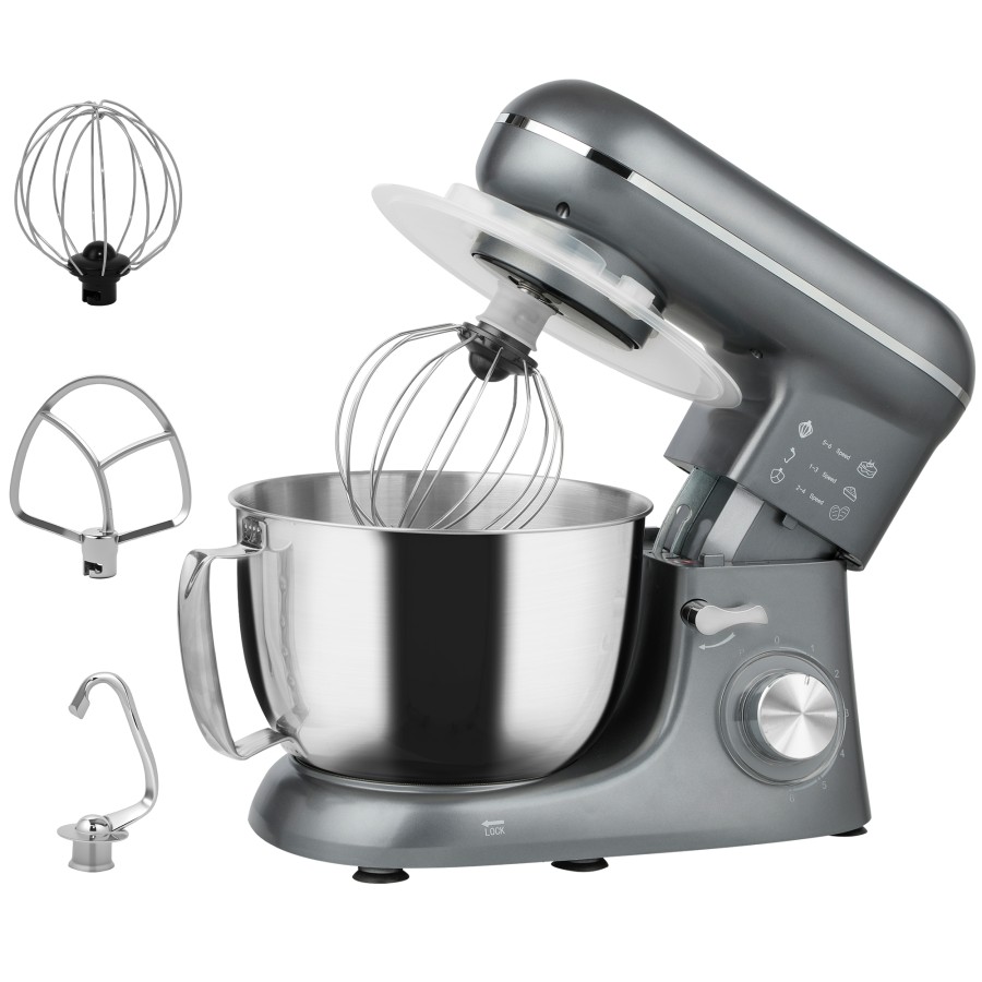Click to view product details and reviews for Homcom Stand Mixer 45l Food Mixer For Baking 6 Speeds And Pulse Setting 1300w Cake Electric Whisk With Dough Hook Whisk Stainless Steel Bowl Sp.