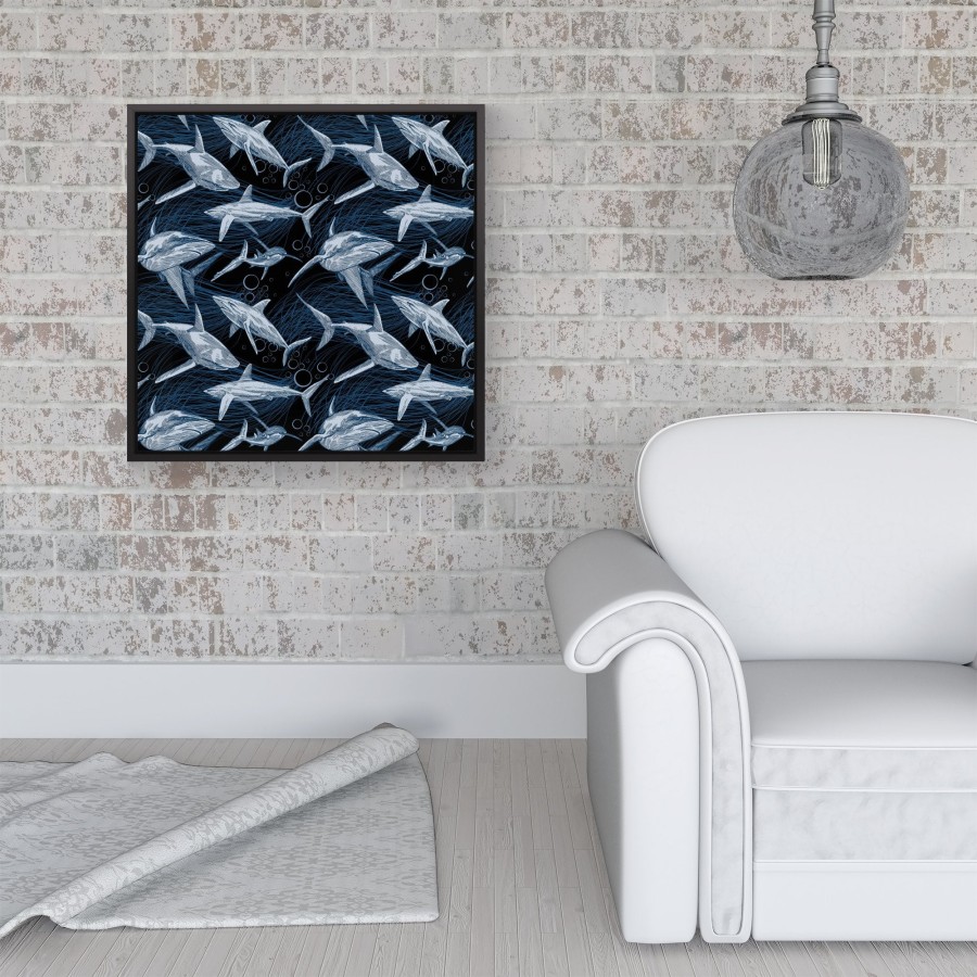 16" x 16" / Black