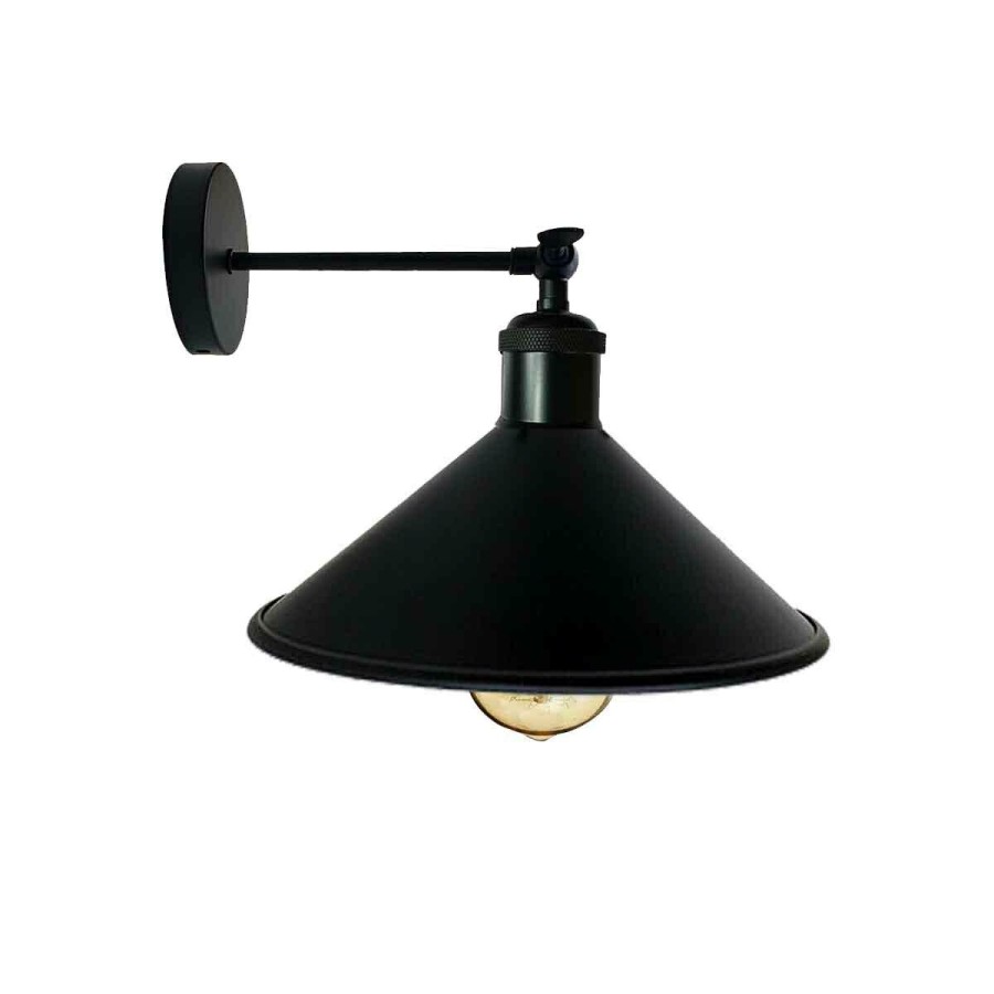 Click to view product details and reviews for E27 Wall Light Porch Lamp Vintage Industrial Indoor Plug In Wall Light Sconce1951 Black.