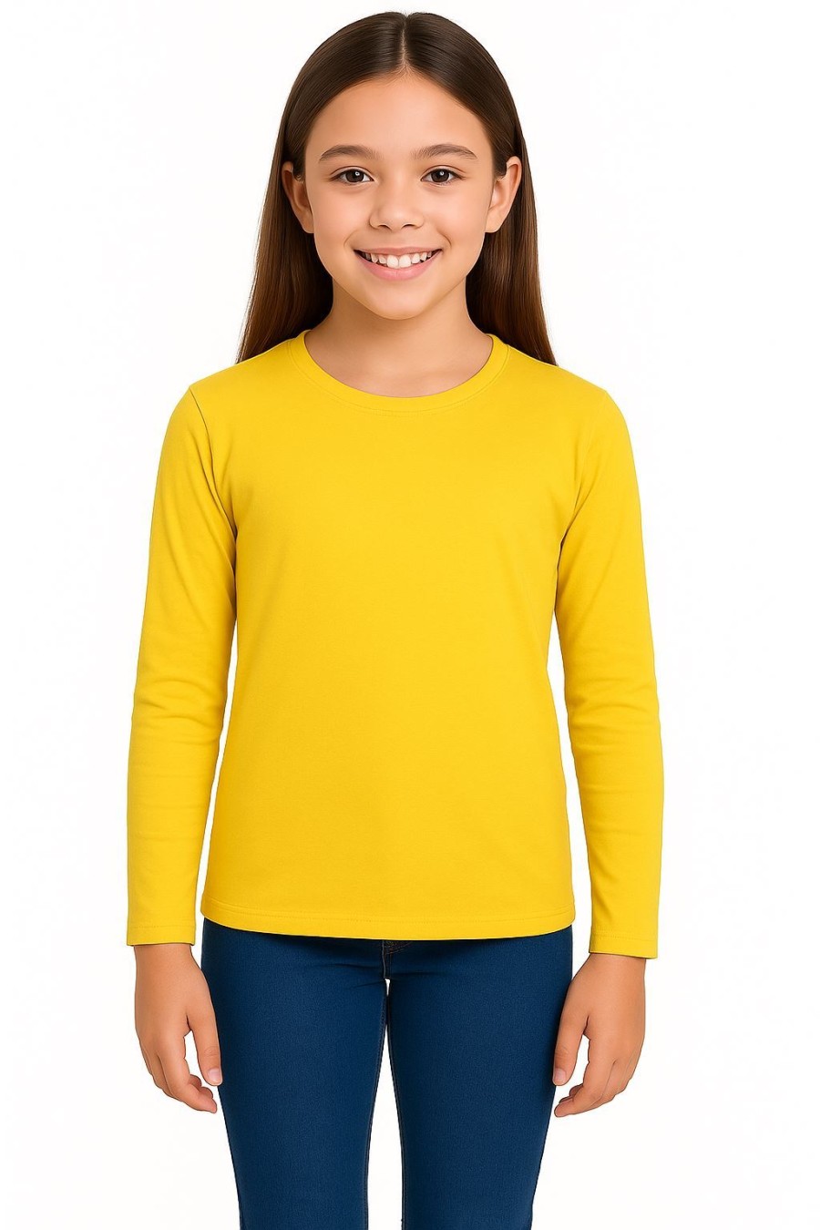 Click to view product details and reviews for A2z 4 Kids Girls Plain Long Sleeve T Shirt Soft Feel Pe School Activewear Shirts 11 12 Years Yellow.