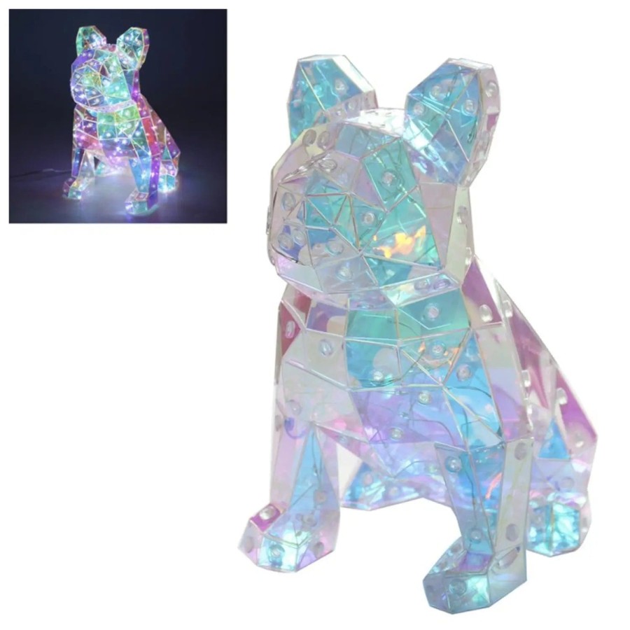 Click to view product details and reviews for Starlightz Interactive Led Animal Light Colour Change Usb 21cm Frenchie.