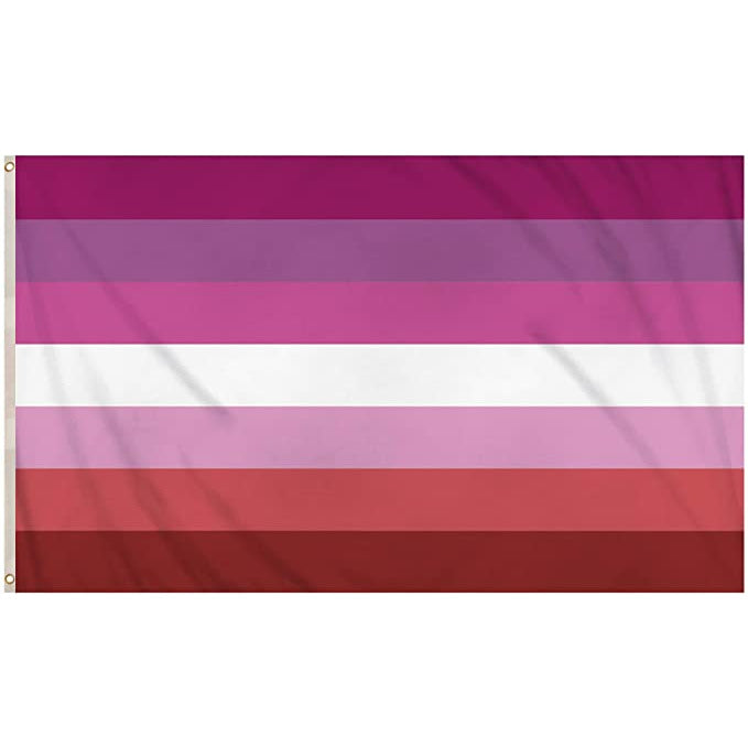 Click to view product details and reviews for Lesbian Pride Lgbtq 5ft X 3ft Flag With Eyelets.