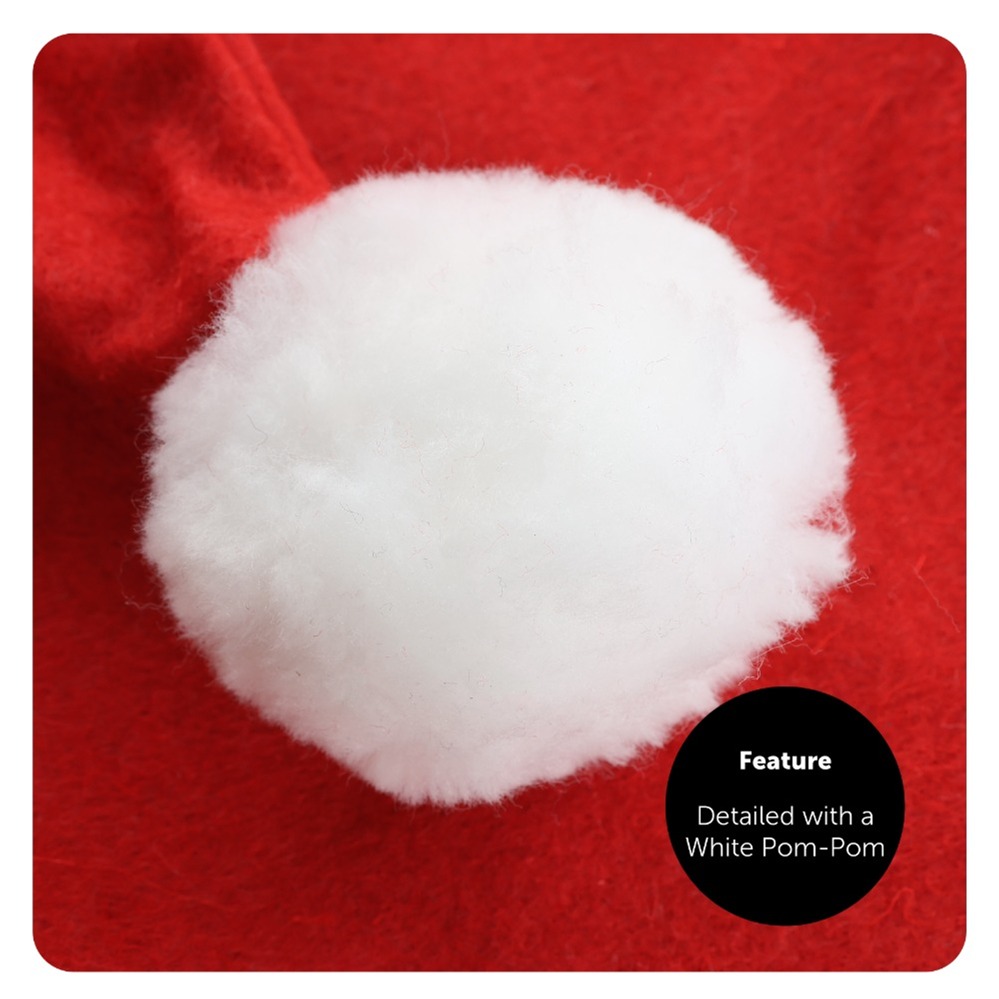 6 Pack Santa Claus Hat