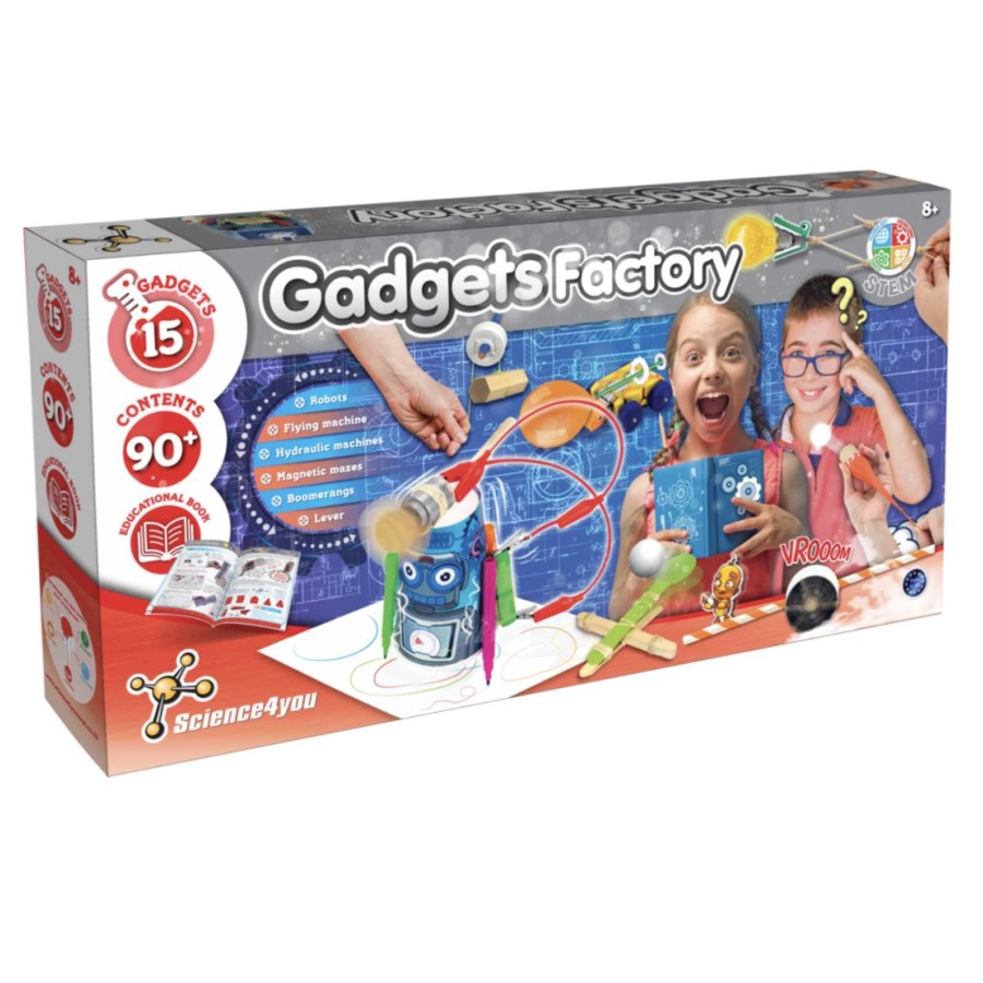Gadgets Factory - Science Kit, 90+ Contents, 15 Experiments