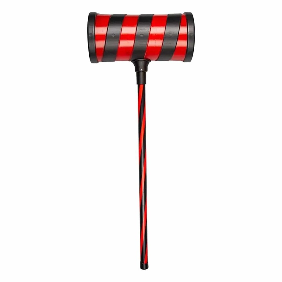 Click to view product details and reviews for Adults Giant Clown Hammer Plastic Black Red Prop Fancy Dress 84cm.