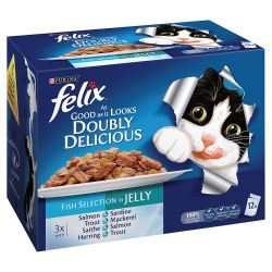 Felix As Good As It Looks Doubly Delicious Fish Multipack - 100g - 794752