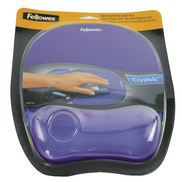 Fellowes Crystal Blue Gel Mouse Pad BB91141 Cazaar