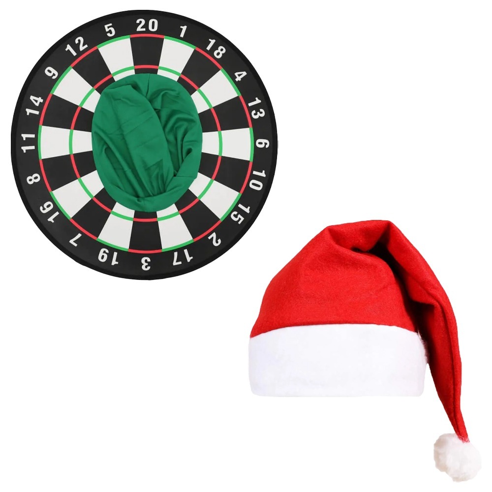 Click to view product details and reviews for Adults Dartboard Felt Santa Hat Set. Click to view product details and reviews for Adults Dartboard Felt Santa Hat Set.