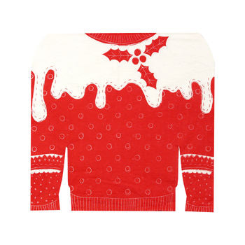 Click to view product details and reviews for Festive Jumper Shaped Napkins Pack Of 20.