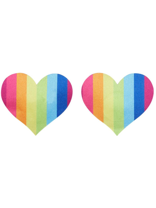 Click to view product details and reviews for Fever Rainbow Heart Nipple Pasties. Click to view product details and reviews for Fever Rainbow Heart Nipple Pasties.