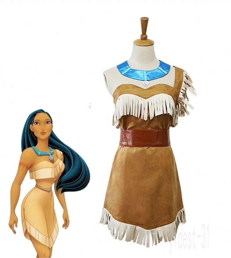 Womens Native Beauty Pocahontas Indian Costume Xs