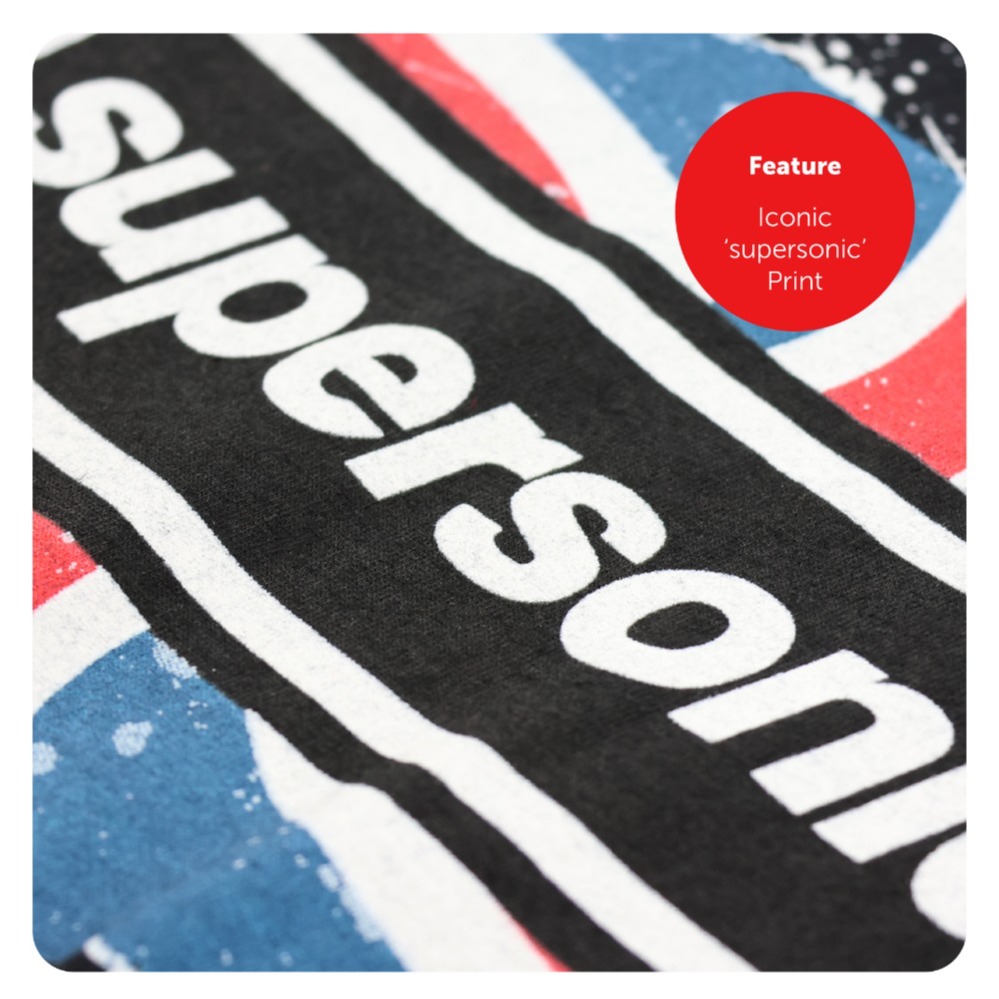 Adults Supersonic Union Jack T-Shirt