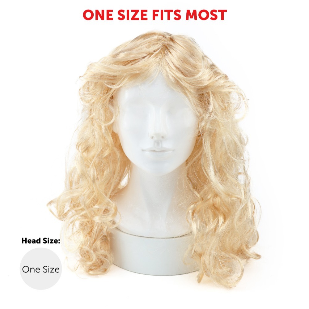 Mens Nurse Stag Do Costume with Blonde Flick Wig