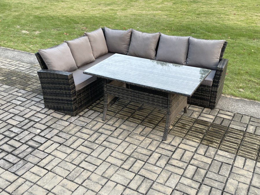 Corner sofa dining set indoor outlet
