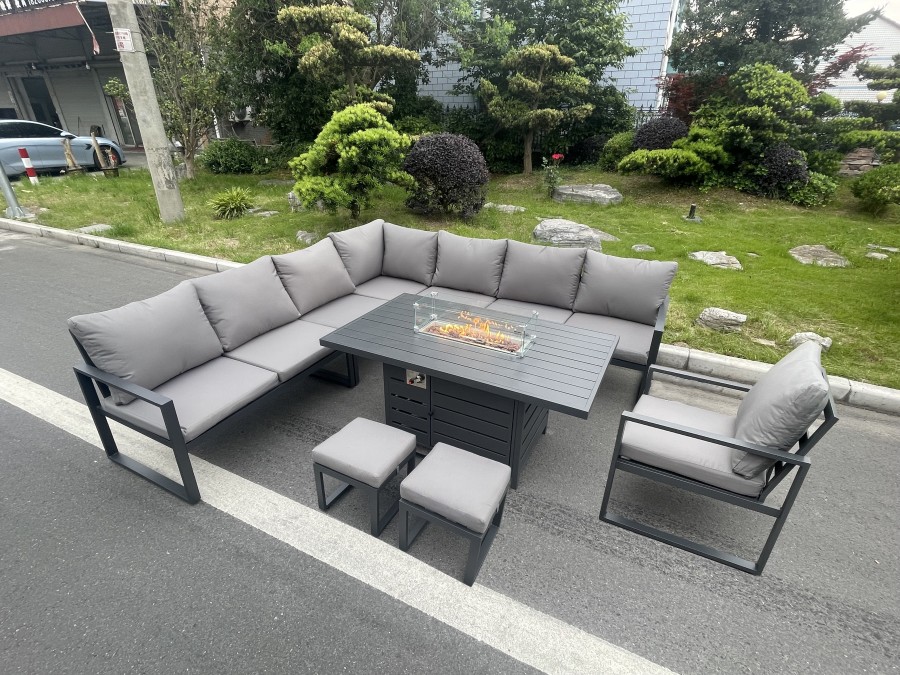 Click to view product details and reviews for Fimous Aluminum Outdoor Garden Furniture Corner Sofa Chair Gas Fire Pit Dining Table Sets 2 Stools Gas Heater Burner Dark Grey 10 Seater. Click to view product details and reviews for Fimous Aluminum Outdoor Garden Furniture Corner Sofa Chair Gas Fire Pit Dining Table Sets 2 Stools Gas Heater Burner Dark Grey 10 Seater.